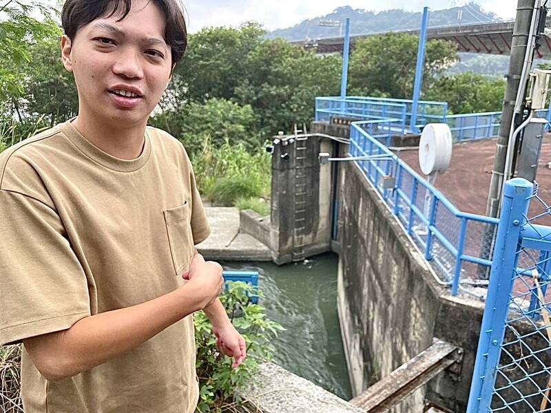 時代力量台中黨部執行長鄒明諺說,廚餘坑僅3公里就到阿罩霧圳取水口(圖)。(時代力量台中黨部提供) 時代力量台中黨部執行長鄒明諺說,廚餘坑僅3公里就到阿罩霧圳取水口(圖)。(時代力量台中黨部提供)