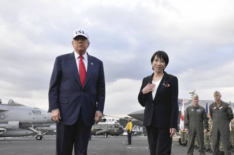 日本新任首相高市早苗在与美国总统川普会晤时强调，若日本贸然中止采购俄罗斯天然气，只会让中国取而代之。（路透社）