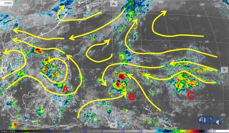 下週有颱？南方3擾動發展中 吳聖宇：觀察是否跟東北季風作用