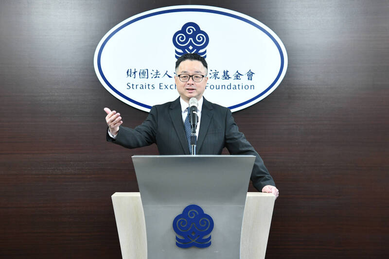 海基會祕書長羅文嘉今(31)日在例行記者會表示,今年1月至今海基會已接獲132件國人赴中國後失聯的陳情案件。(資料照,海基會提供) 海基會祕書長羅文嘉今(31)日在例行記者會表示,今年1月至今海基會已接獲132件國人赴中國後失聯的陳情案件。(資料照,海基會提供)