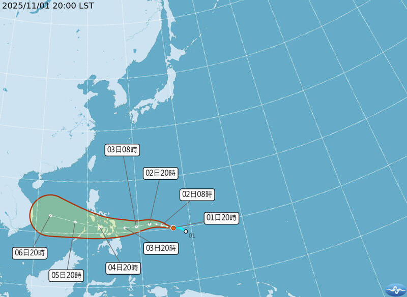「海鷗」颱風生成! 預計朝菲律賓西方移動