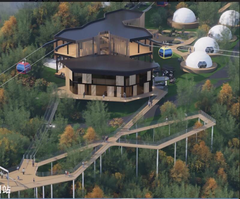 竹山太極峽谷空中纜車細部規劃出爐 絕美示意圖搶先看