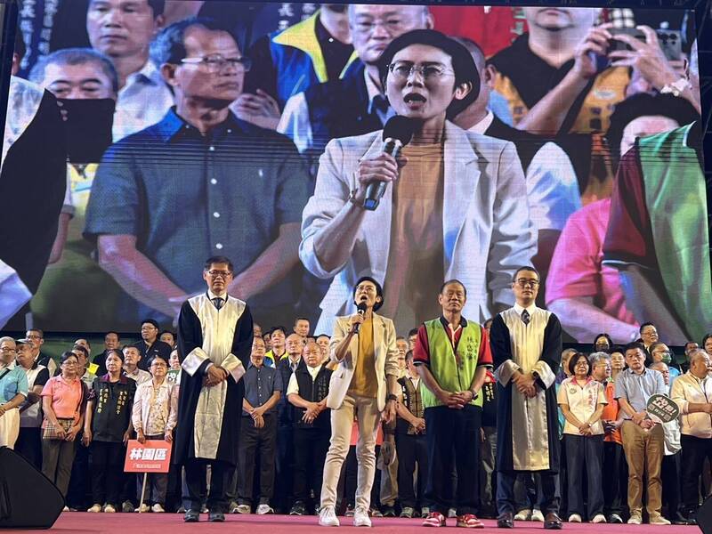 首場造勢秀實力撼動選情 林岱樺：局勢正在翻轉