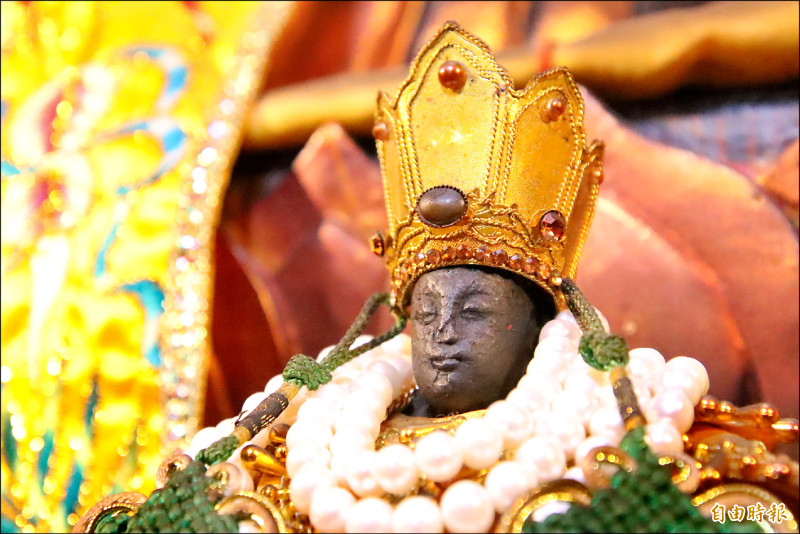 嘉市頂安宮遶境 男相觀音佛祖出巡