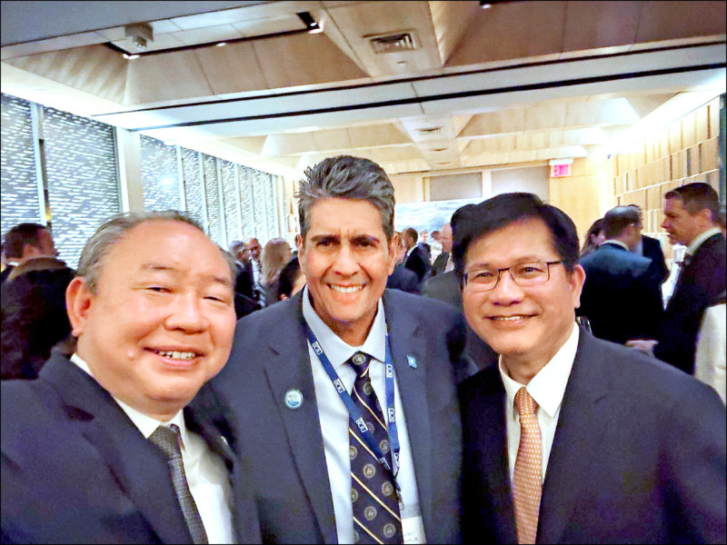 聯大期間應邀出席紐約活動 林佳龍與美駐聯合國大使會談