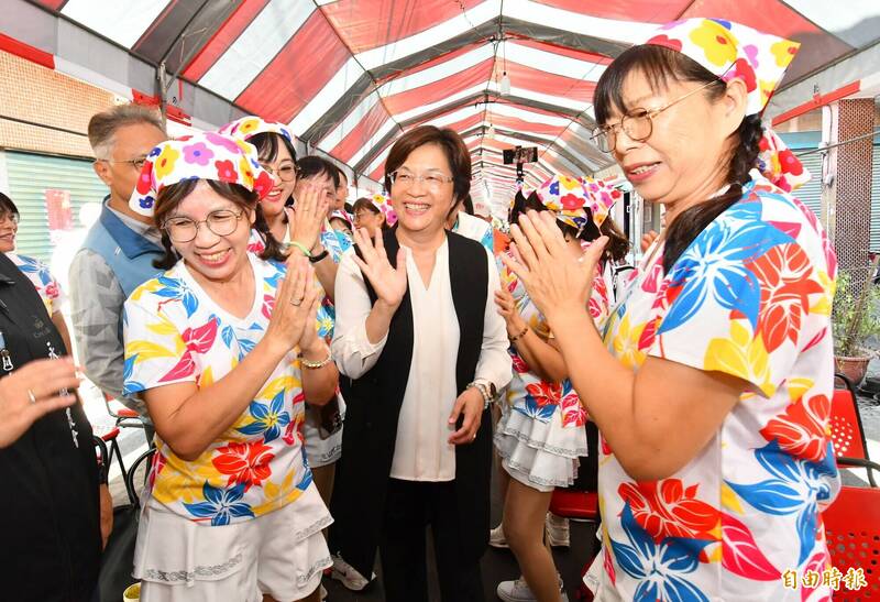 彰化縣長王惠美強調眼前就是把最後的任期做好，建設地方、改造彰化。（記者張聰秋攝）