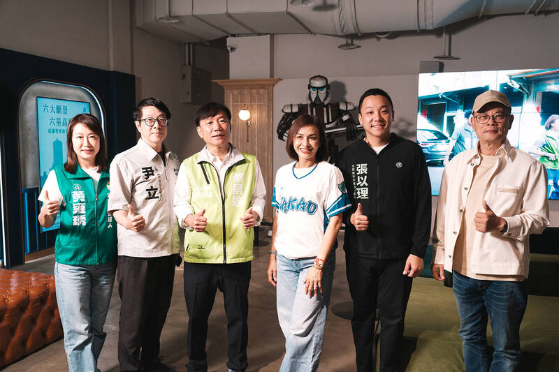 邱議瑩今舉辦「六大願景」第三場政策發表會，多位議員參選人到場聆聽。（邱議瑩團隊提供）