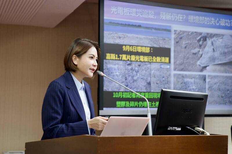 陳菁徽10月8日對內政部提出書面質詢，建請對挖土機超人林鴻森啟動入祀程序入祀忠烈祠，並從優撫卹與關懷其遺族。（陳菁徽國會辦公室提供）