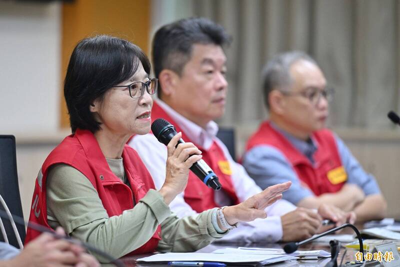 非洲豬瘟中央災害應變中心會後記者會，農業部防檢署長杜麗華。（記者陳逸寬攝）
