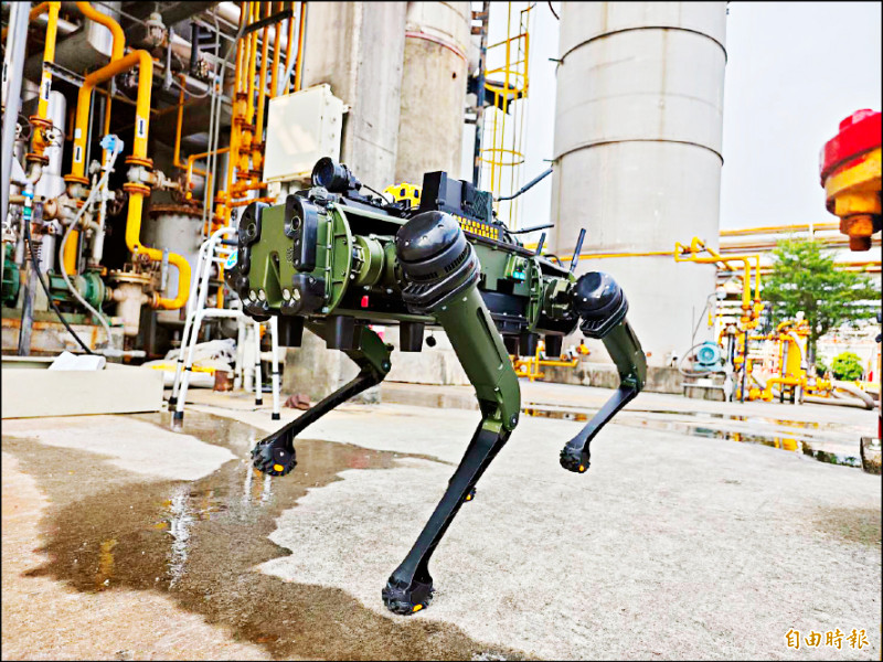 偵檢機器犬 參與屏縣毒化災演練
