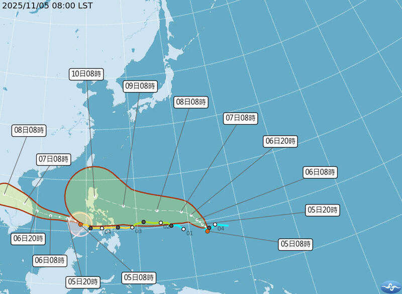 準「鳳凰」颱風路徑更明確了！氣象署估下週三影響台灣