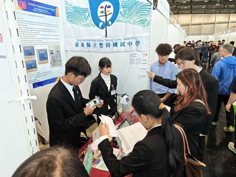 台東2所國中在紐倫堡國際發明展獲得好成績。（縣府提供）