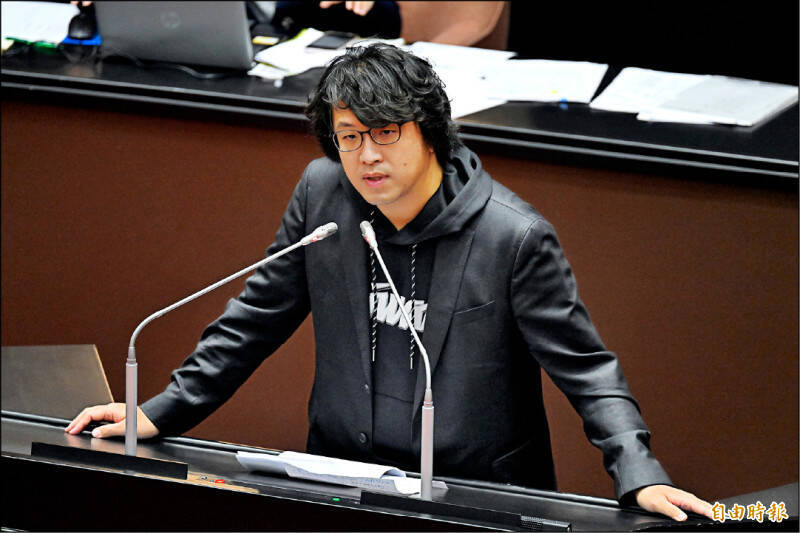 民進黨立委沈伯洋。（資料照）