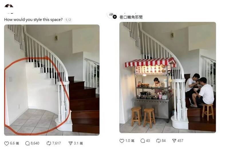 國外網友發脆問「這裡怎佈置」？ 留言區慘被「台灣創意」攻陷