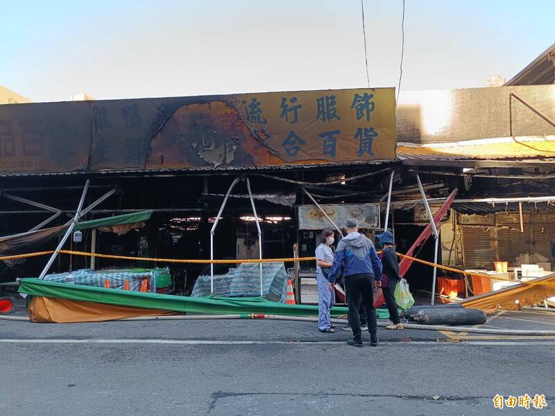 桃園南門市場大火50內攤全毀 經發局:將啟動全市公私有市場安檢