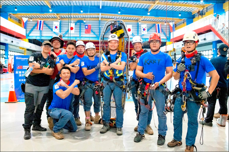 高雄特搜繩索隊 國際賽亞軍