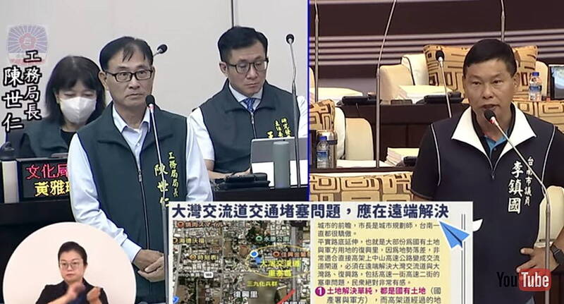 紓解大灣交流道塞車 台南議員提議建高架橋解決