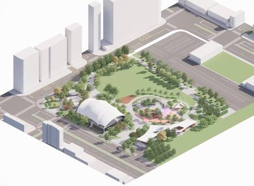 龜山大坪頂公園遊戲場融入「八卦窯」意象 2027年初啟用