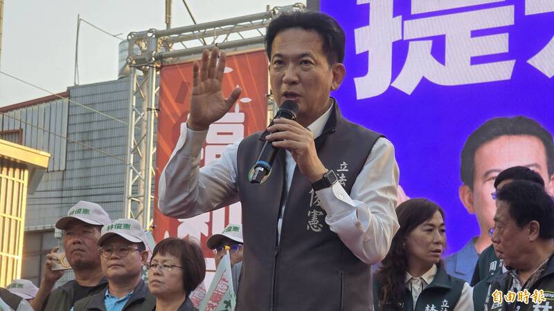 角逐台南市長火藥濃!林俊憲插旗安南區 陳亭妃反攻中西區