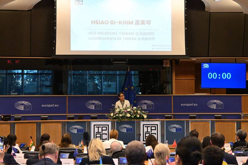 蕭美琴驚喜現身歐洲議會 意料之外的不只外交突破