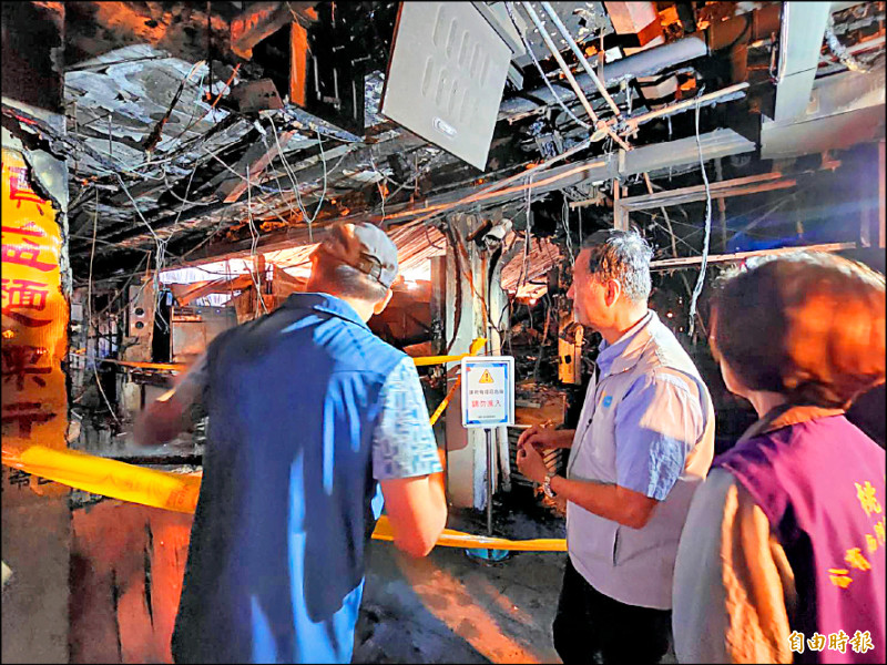 桃園南門市場火災 部分結構有塌陷風險