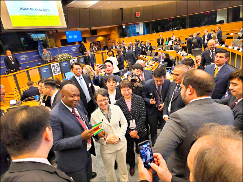 蕭美琴歐洲議會演說》 中國:強烈憤慨 嚴重衝擊中歐政治互信