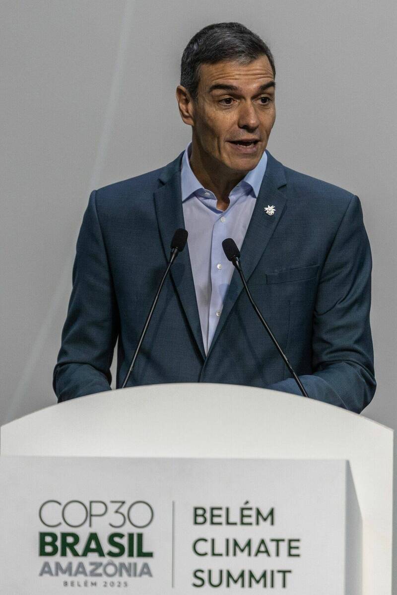 西班牙总理桑杰士表示不推荐前国王璜．卡罗斯最新出版的回忆录。（彭博档案照）