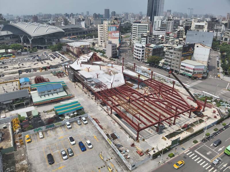 大台中轉運中心工程突破七成 預計明年暑假啟用