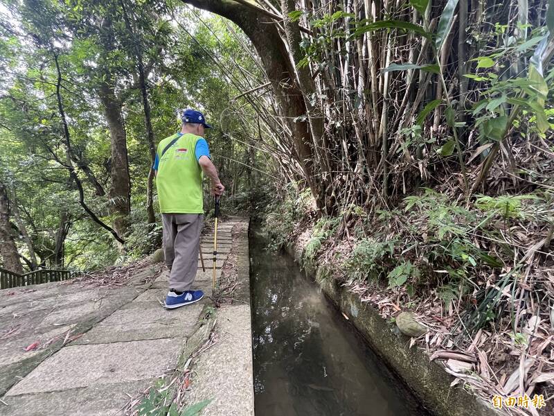 北埔「黃金水鄉」首度公開「巡水人之路」一窺180年南埔圳引水隧道