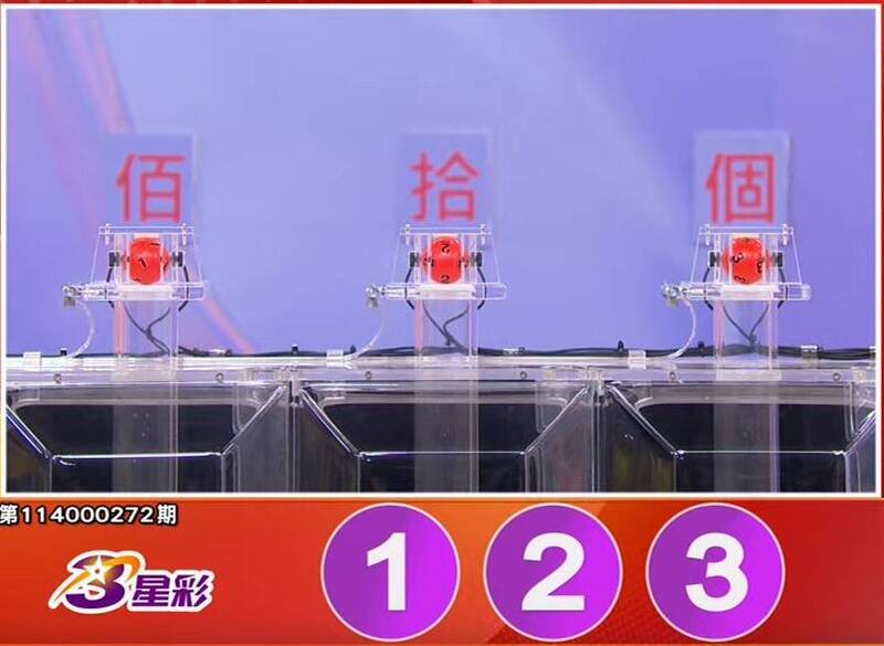 3星彩开奖号码。（撷取自三立iNEWS《全民i彩券》）