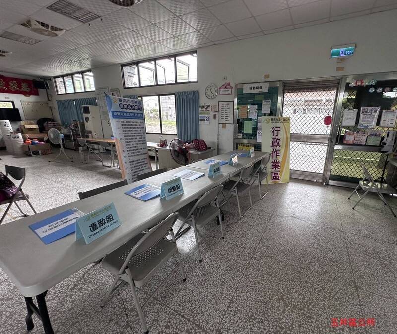 玉井區公所完成收容處所整備。（圖由南市府民政局提供）