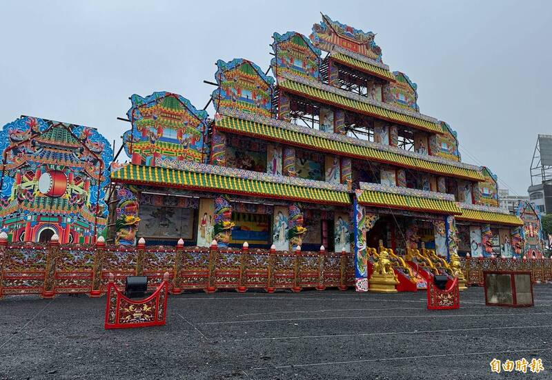 中壢仁海宮祈安五朝福醮加強防颱 2場電視錄影均延期