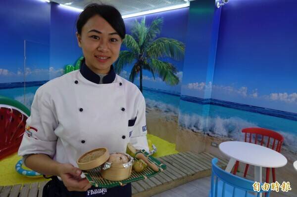 趙韻嵐因為在歐洲打工換宿天天吃義式冰淇淋，返回鹿港家鄉就決定創業開店。（資料照）