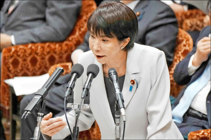 「符合日本政府一貫立場」 高市早苗︰台灣有事發言 不會撤回