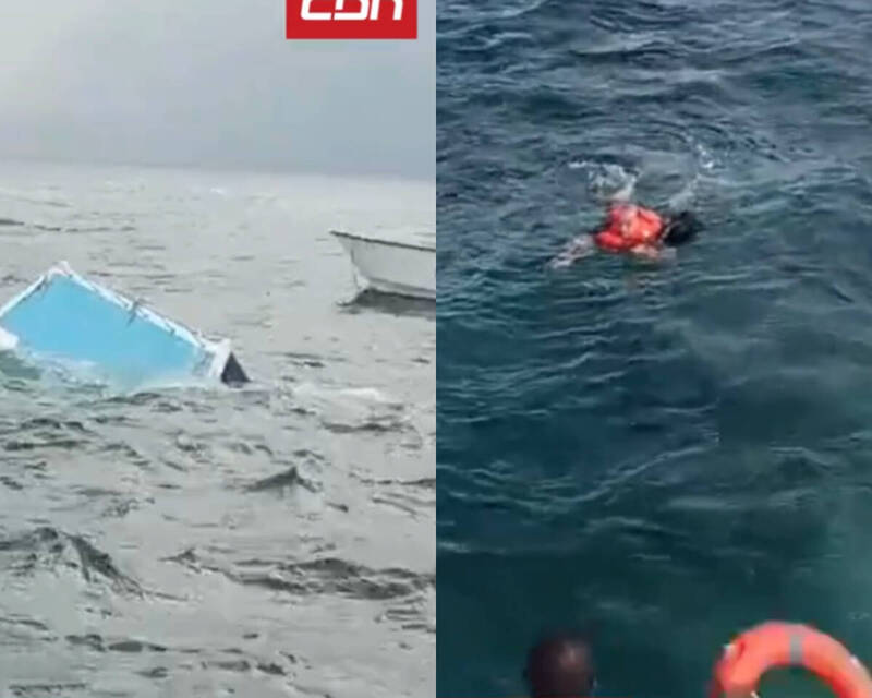 加勒比海驚魂！觀光遊艇意外「進水」 55乘客落海待援