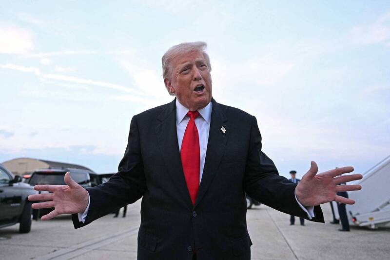 美国总统川普。（法新社）