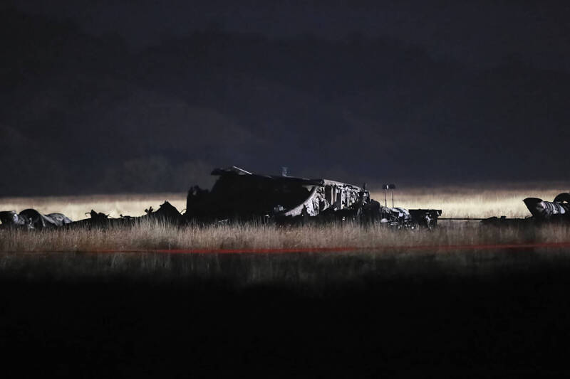 土耳其国防部长居莱宣布，C-130运输机上20名人员全数罹难。（美联社）