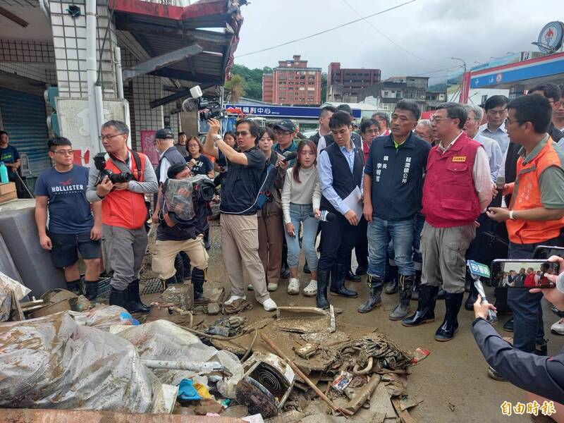 蘇澳估3200家戶淹水 卓榮泰指示3原則協助災後重建