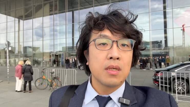 不畏中國全球抓捕！沈伯洋出席德國會聽證：勇敢台灣人絕不退縮