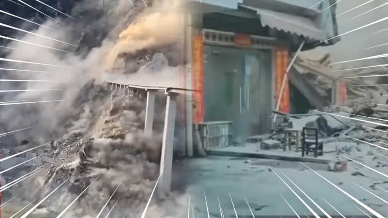 自由說新聞》四川大橋崩塌中國社群也開砲！畫面瘋傳外國網友酸爆：超英趕美