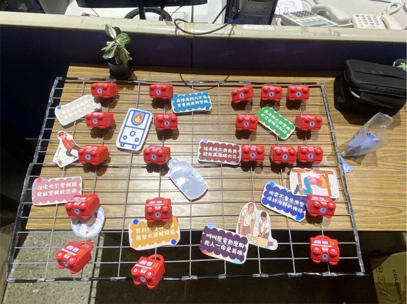 遊戲中學習防災  南科消防分隊巧思設計互動遊戲