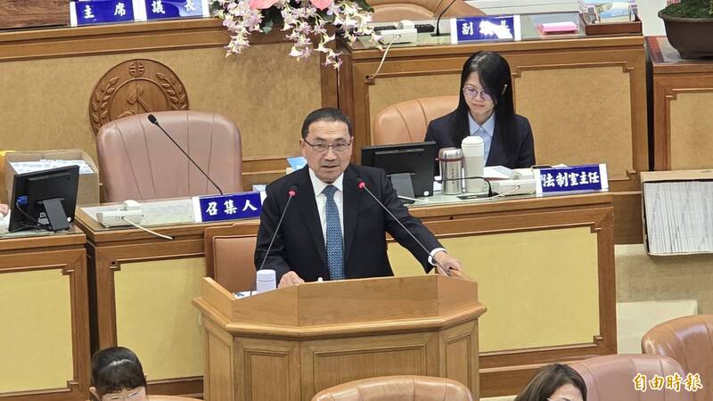 侯友宜報告新北明年度總預算案 捷運等重大建設預算經費增205.5億元