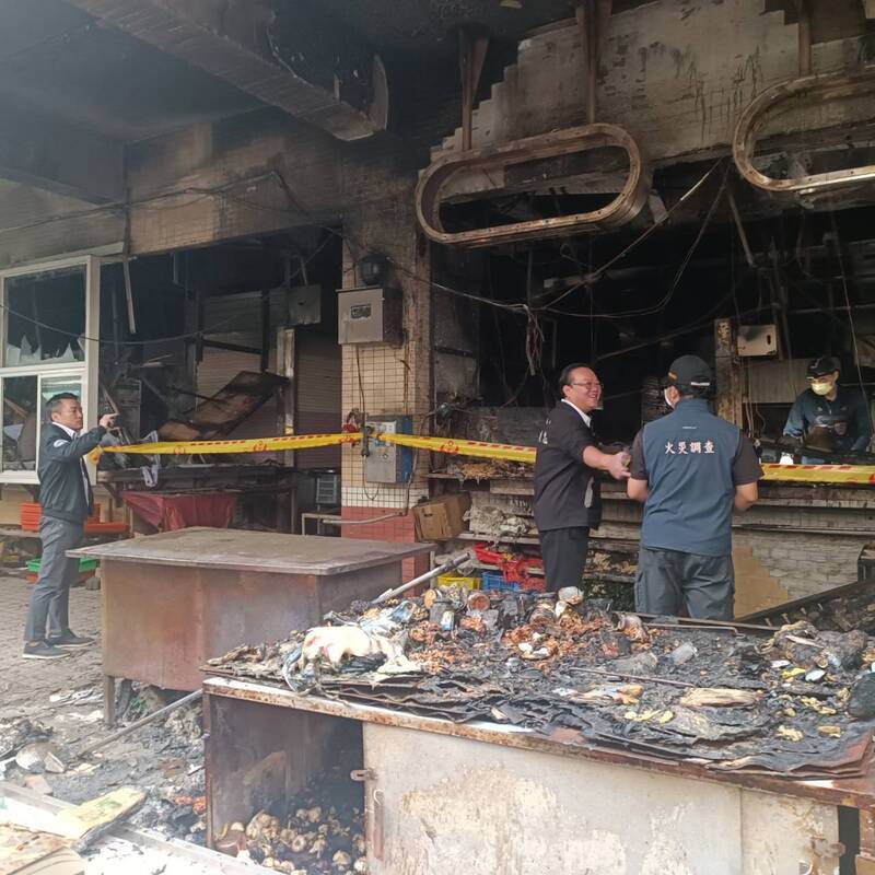 馬公北辰市場颱風夜大火 公所忙清理：最短時間恢復基本營運