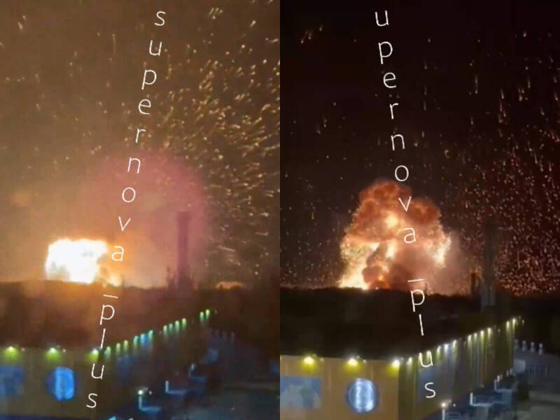 烏克蘭反擊了！俄國關鍵「石油港」陷火海 轟炸畫面曝光