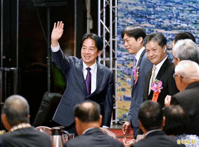 出席北市宜蘭縣同鄉會 賴清德懇請鄉視力挺林國漳參選縣長