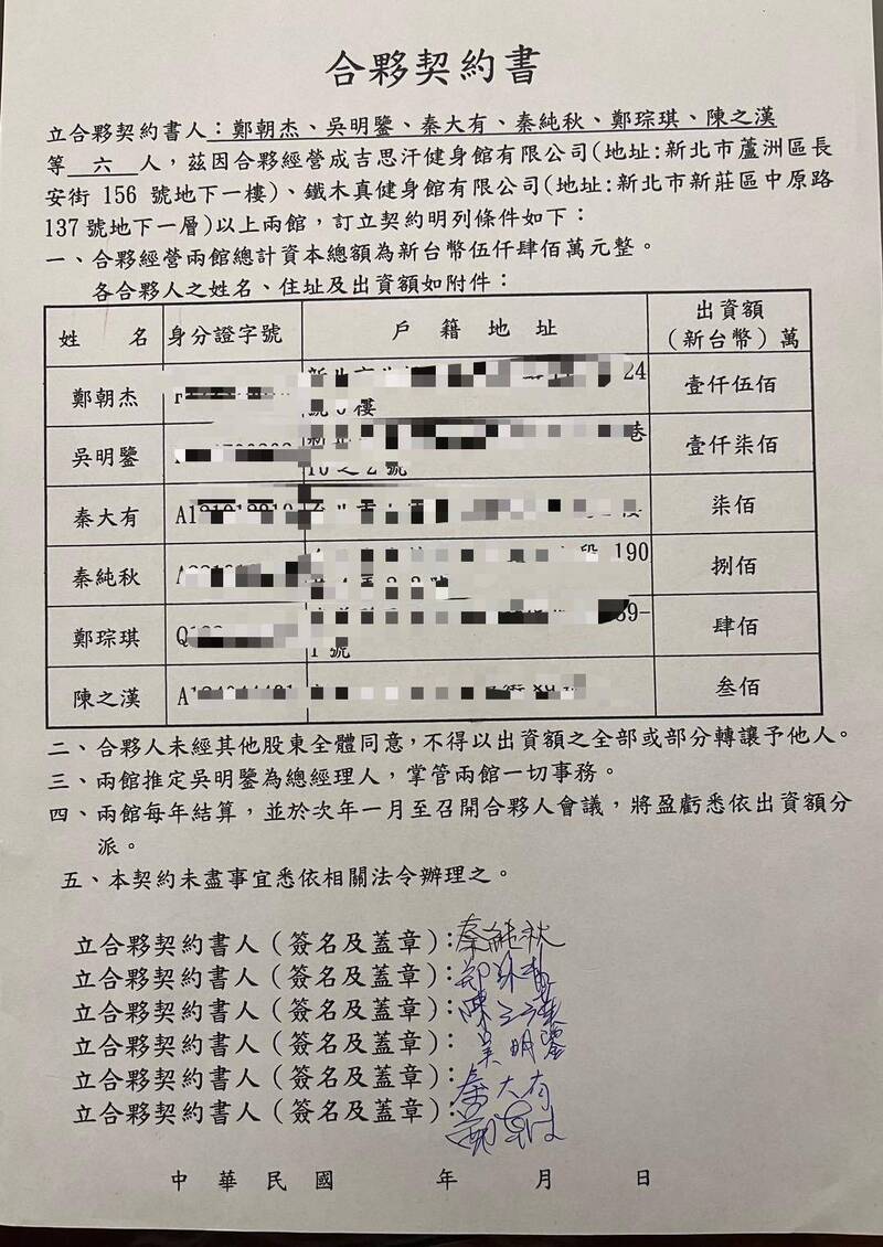 員工公開錄音、契約書 控館長要員工睡館嫂、健身房出資最少