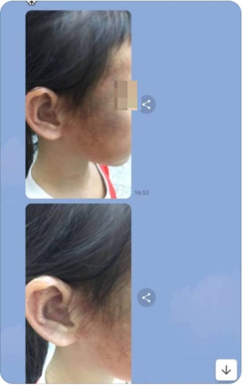 网友在网路社群Threads一则发文指，苗栗县一名国小一年级女童遭继母施虐、社工失能未处理。（翻摄Threads）