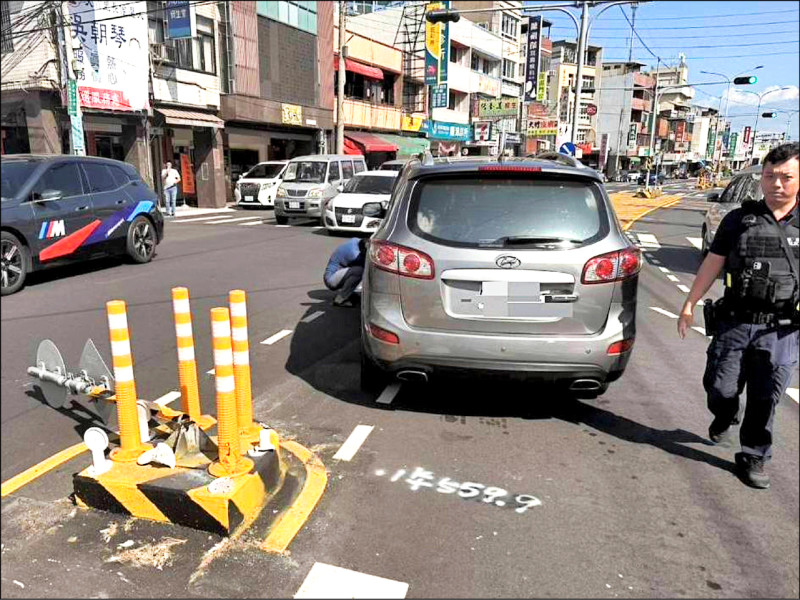 彰市彰南路增行人庇護島 半年被撞9次