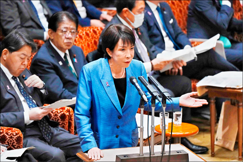 高市早苗支持率攀升 「台灣有事」行使自衛權 日人贊同多於反對