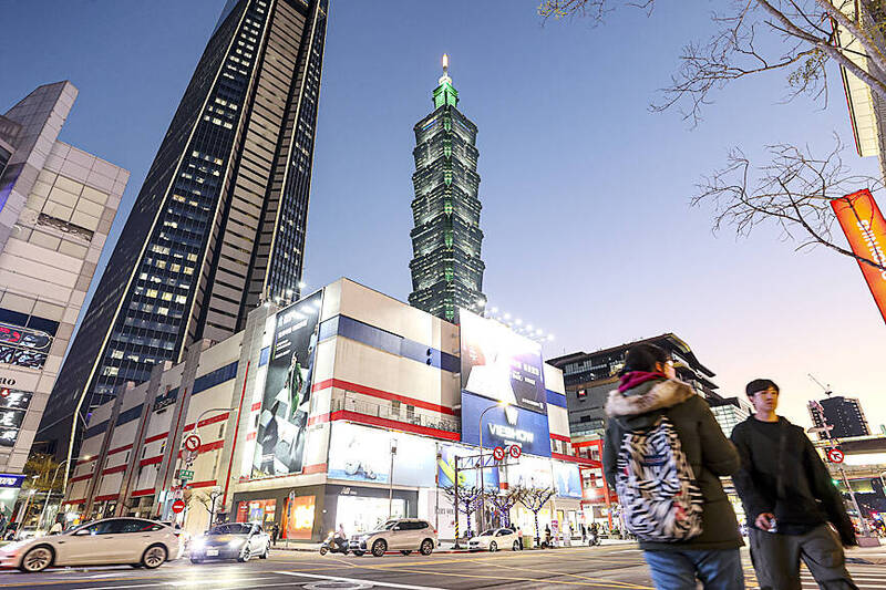 《TAIPEI TIMES》Taipei 25th-richest city in the world: survey